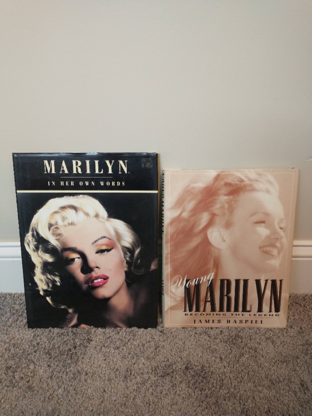 2 Marilyn Monroe Hardcover books